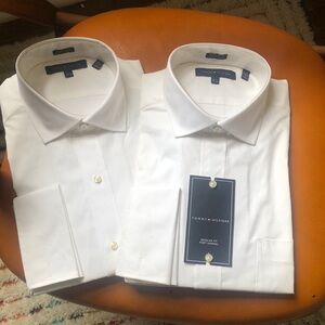 Tommy Hilfiger white dress shirts (16 1/2 34-35)